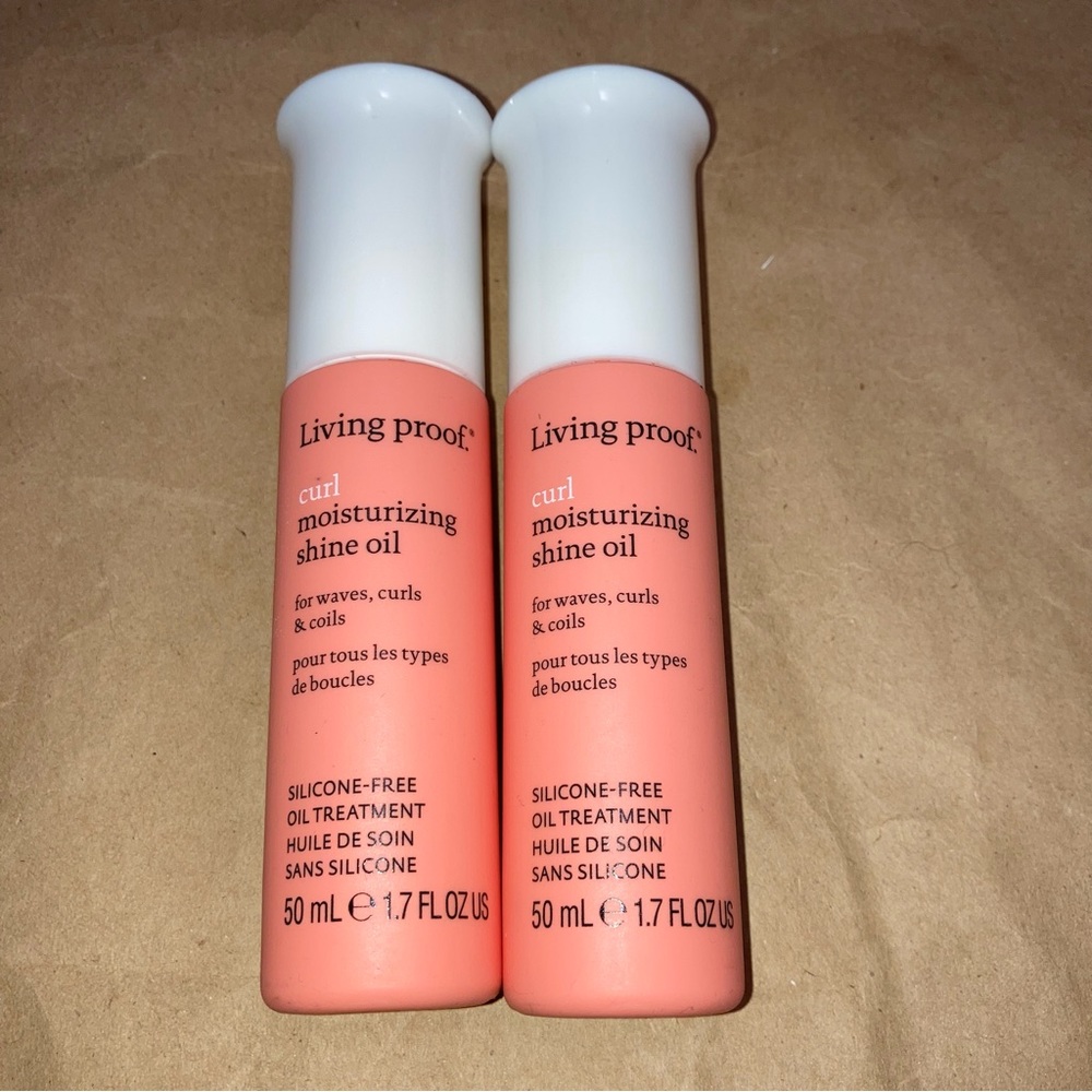 2 x Living proof Curl Moisturizing Shine Oil
